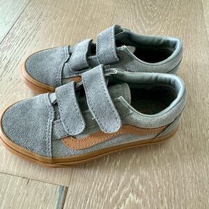 Vans boys sneakers size 12 gray suede NEW